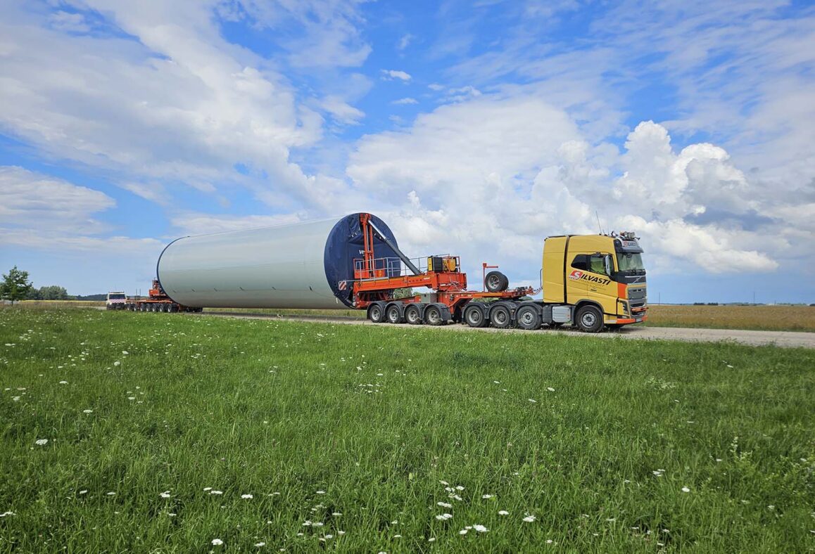 Silvasti sur la nouvelle Mega Windmill Trailer XXL : « Encore plus stable que prévu »
