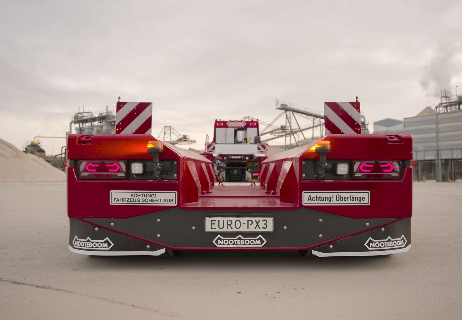 Advantages of the
EURO-PX3 low-loader